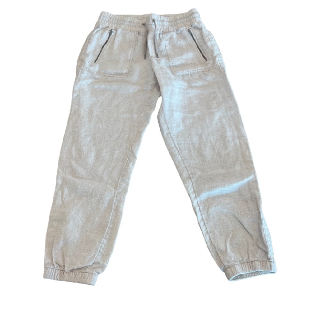 Athleta Cheetah Print Cabo Linen Joggers